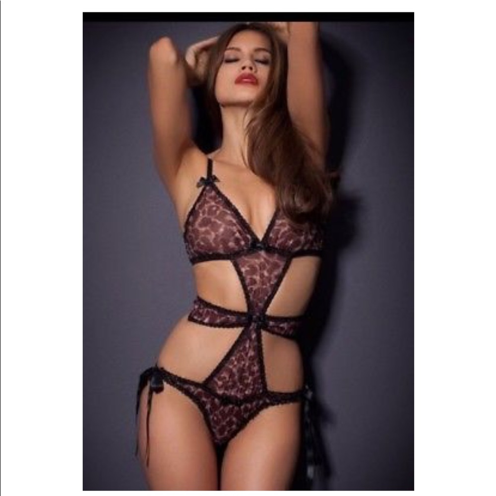 Agent Provocateur Leopard Playsuit